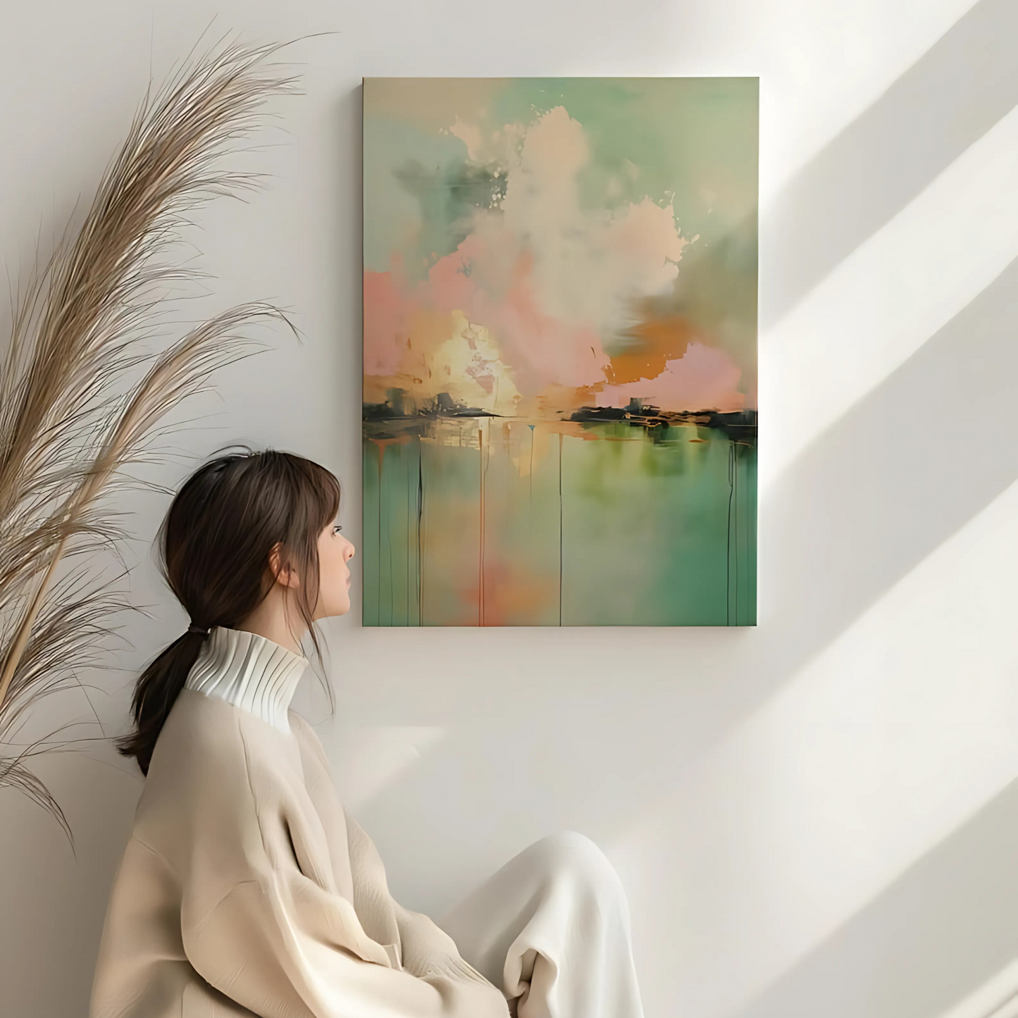 giclee print modern abstract art(Printable+Physical)