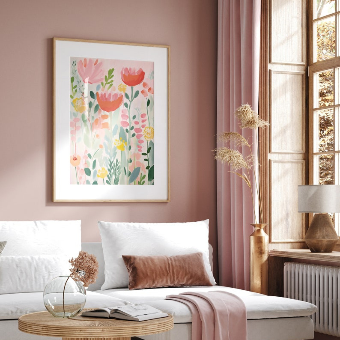 Spring Floral Printable Wall Art(Printable+Physical)