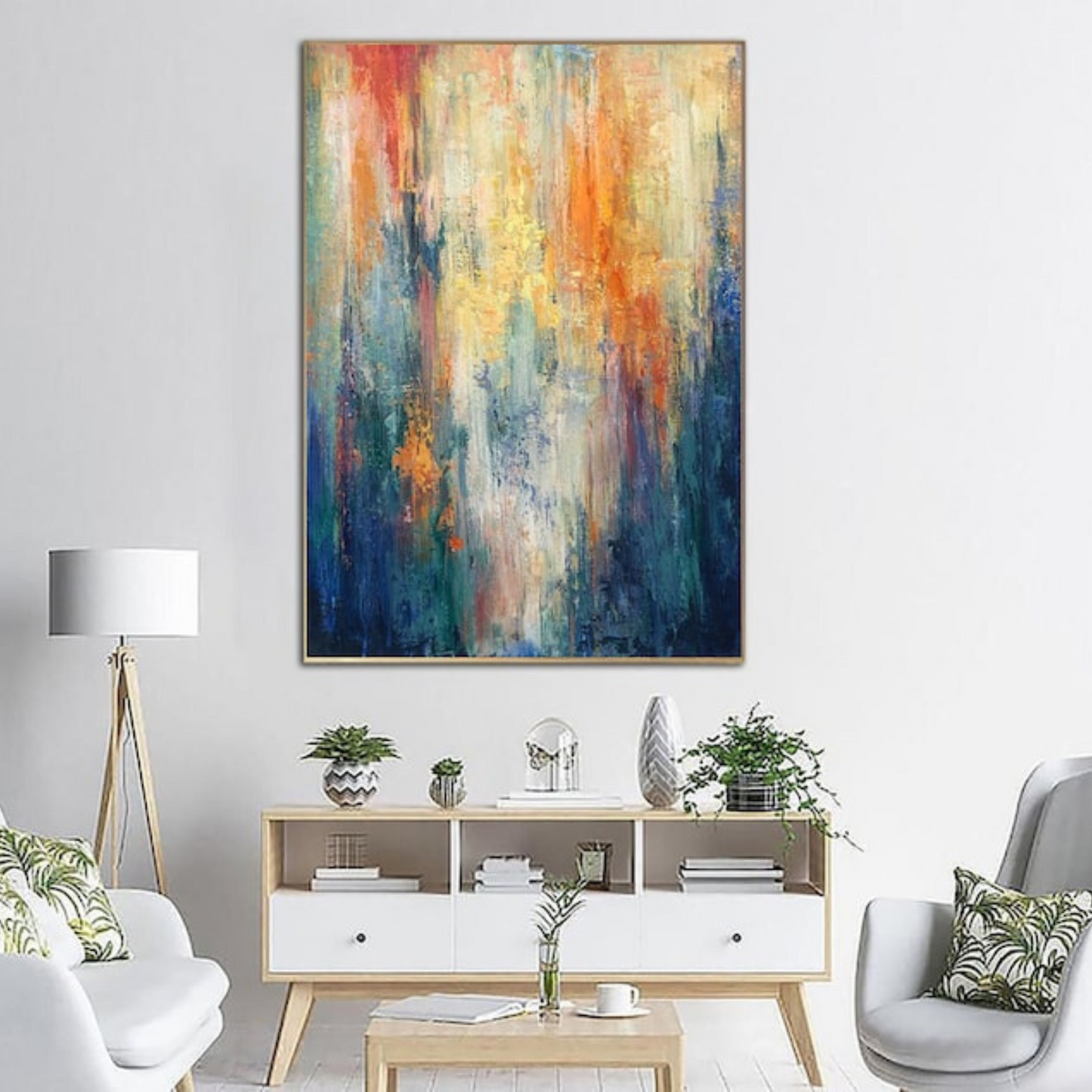 Colorful Abstract Wall Art(Printable+Physical)