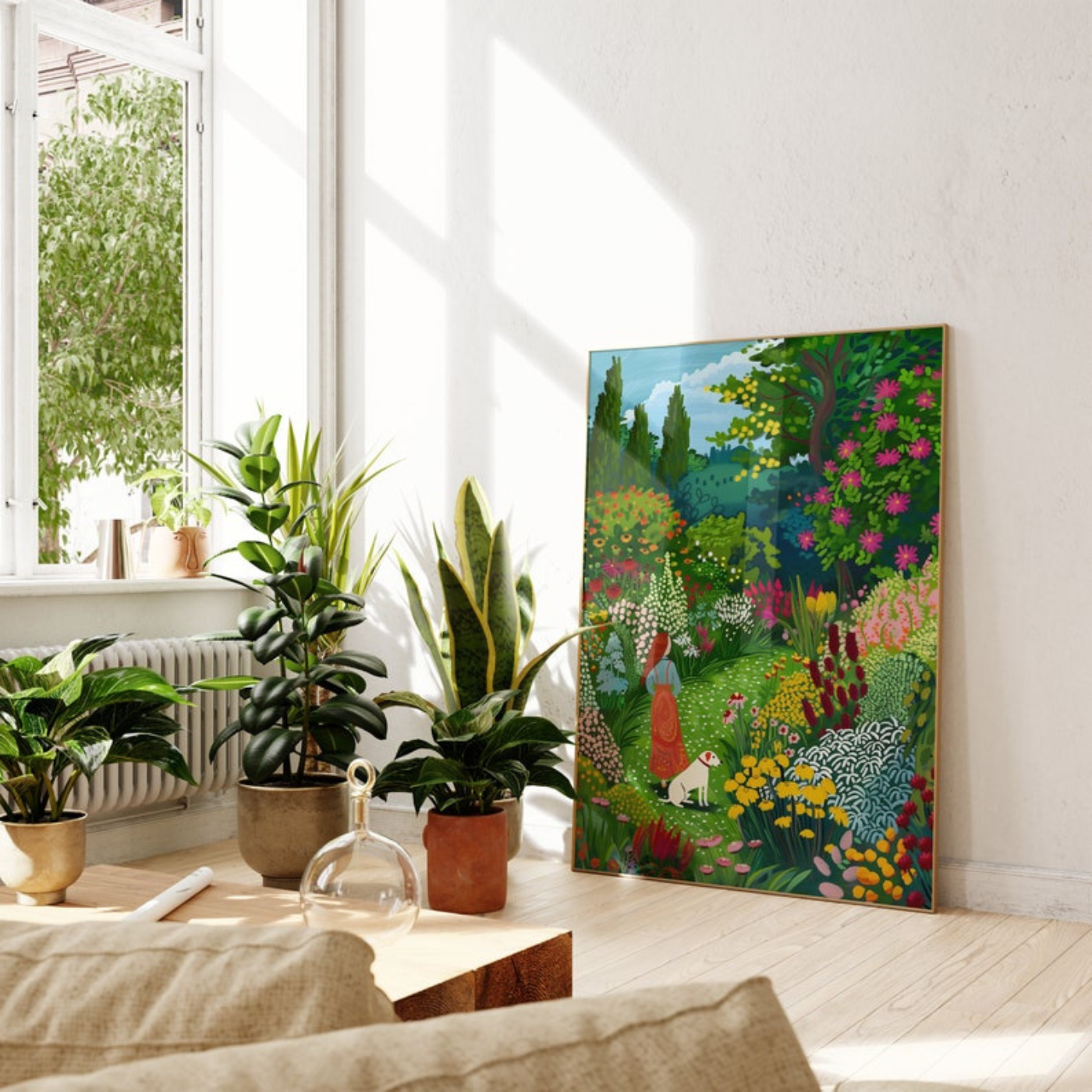Flora Colorful Wall Art(Printable+Physical)