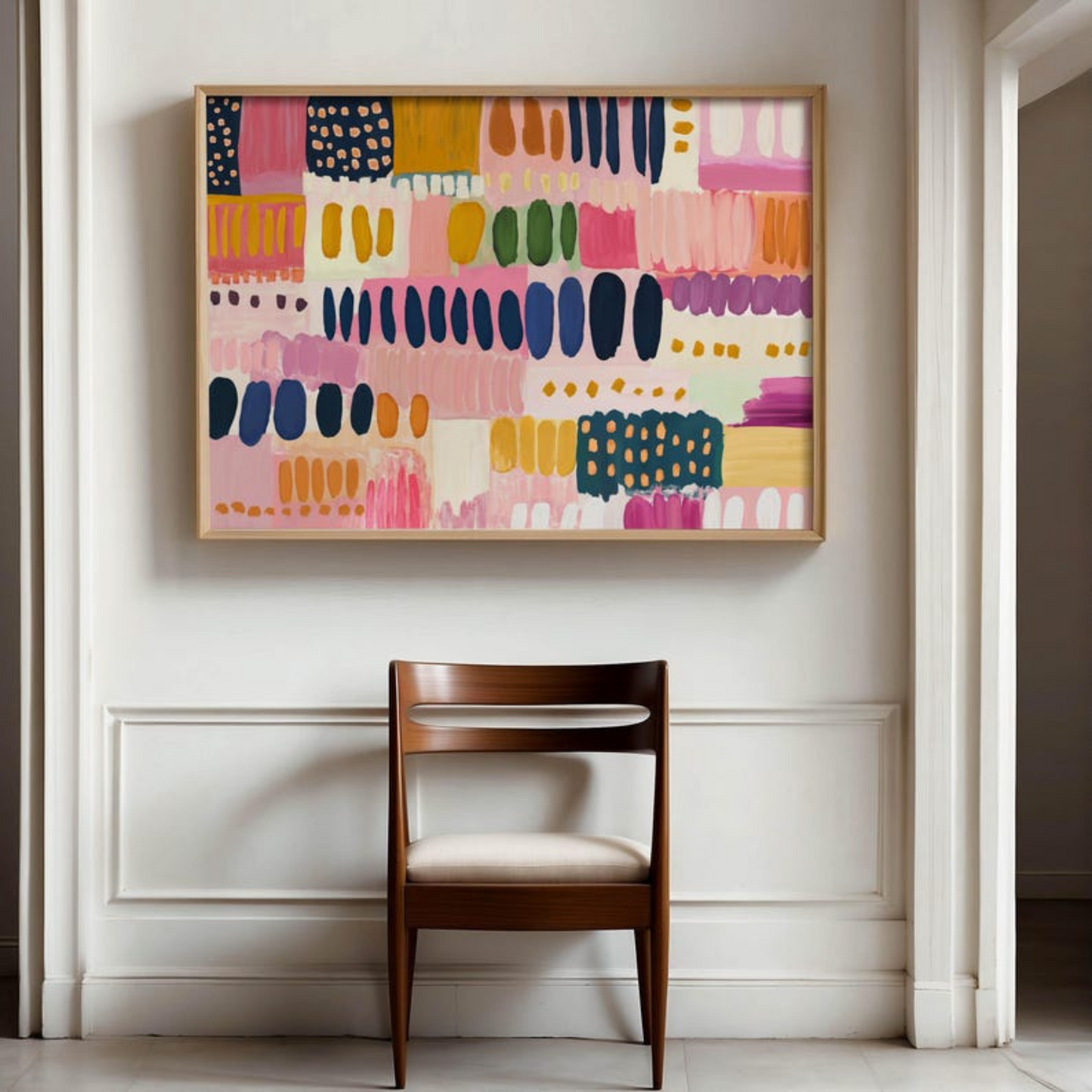 Colorful Abstract Wall Art(Printable+Physical)