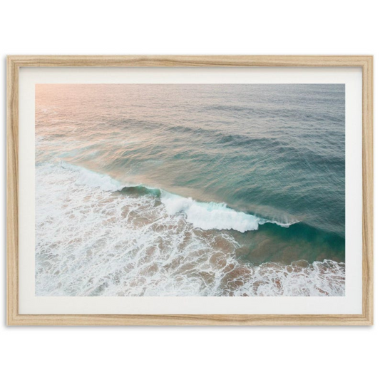 Fine Art Ocean Wave Pastel Surf Print(Printable+Physical)
