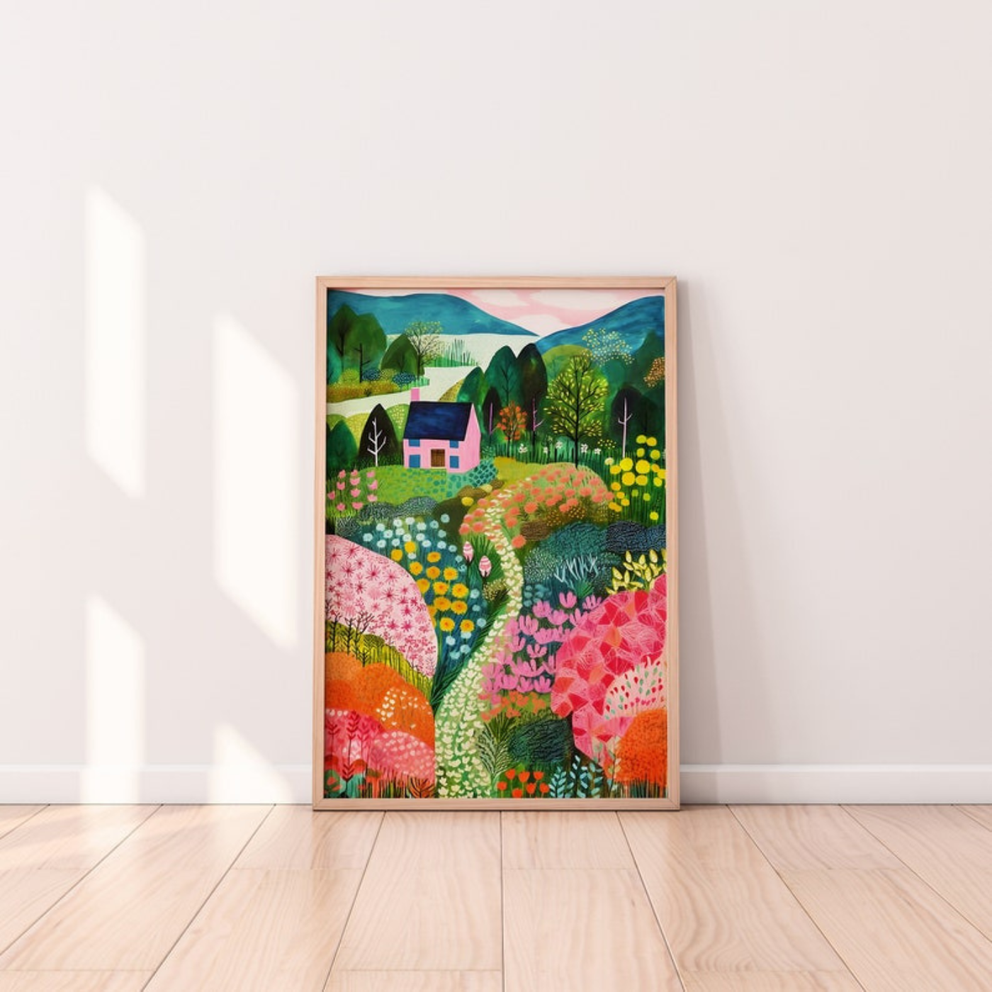 Colorful Flower Garden Wall Art(Printable+Physical)