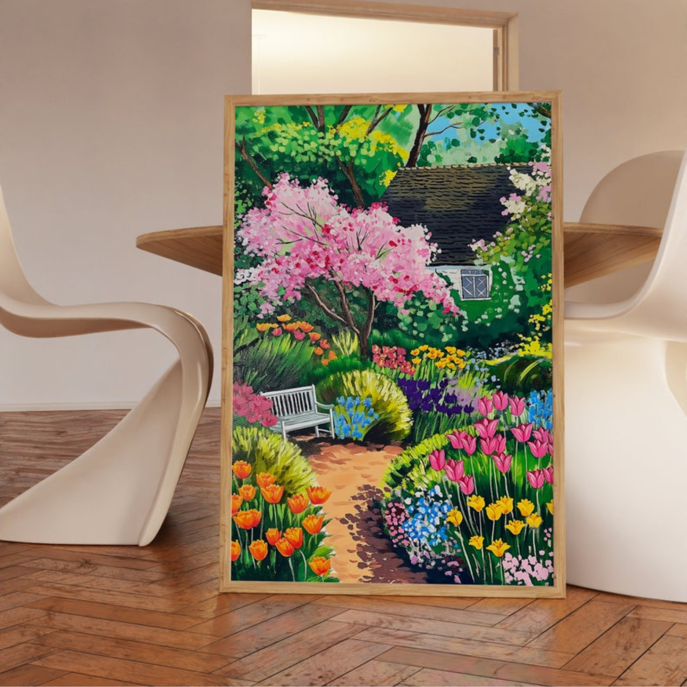 Colorful Floral Wall Art(Printable+Physical)