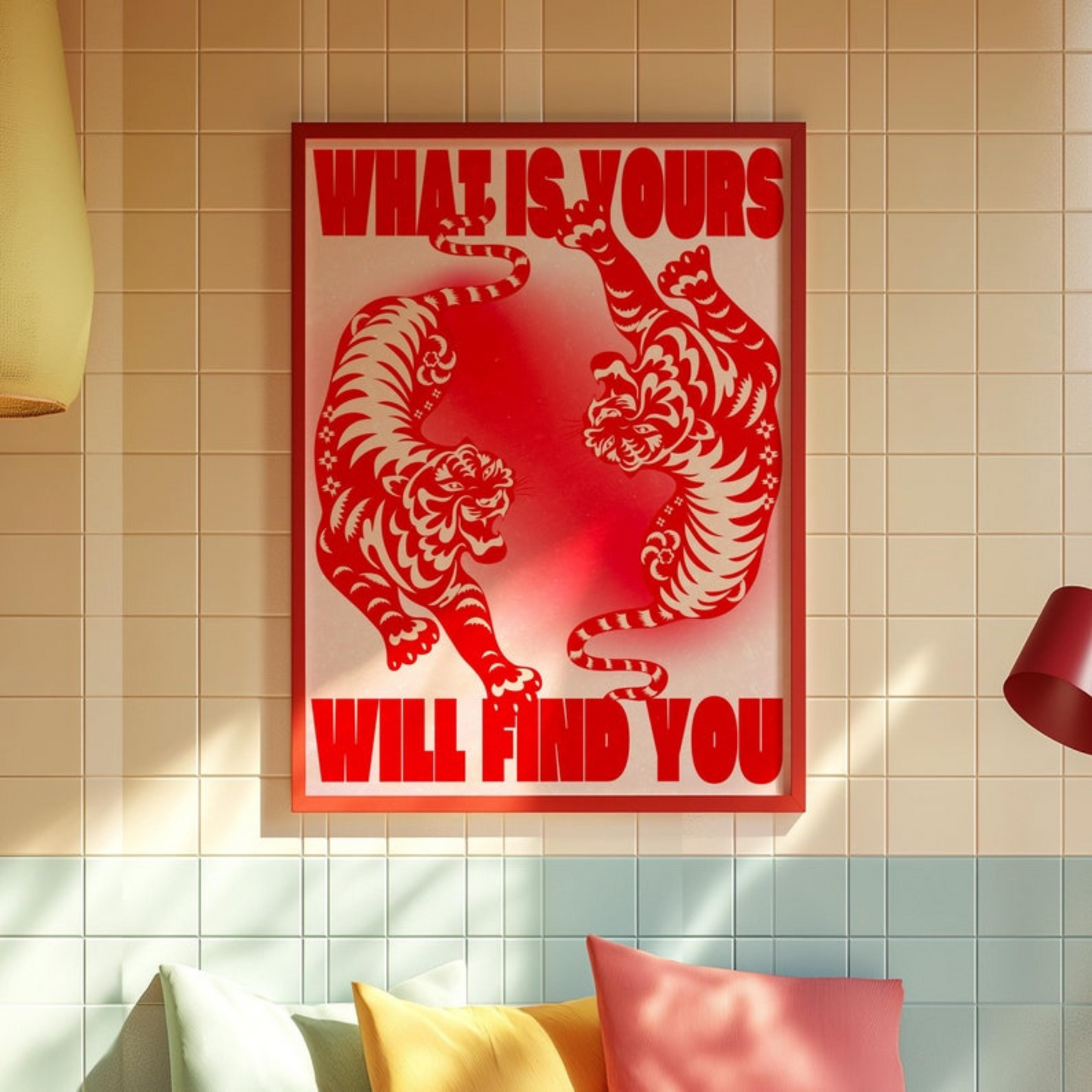 Aesthetic Red Trendy Art Prints(Printable+Physical)