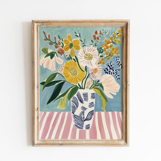 Modern Floral Botanical Wall Art(Printable+Physical)