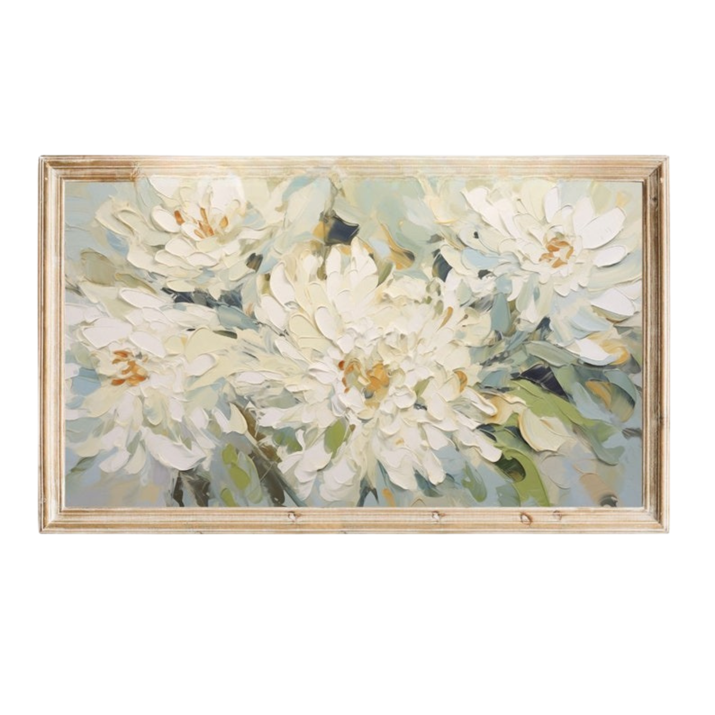 Abstract Flower Frame TV Art(Printable+Physical)