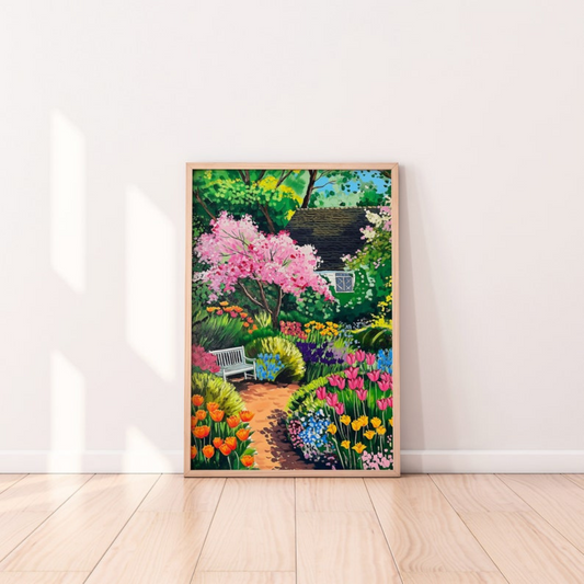 Colorful Floral Wall Art(Printable+Physical)