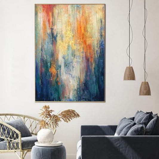 Colorful Abstract Wall Art(Printable+Physical)