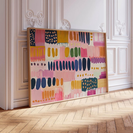 Colorful Abstract Wall Art(Printable+Physical)
