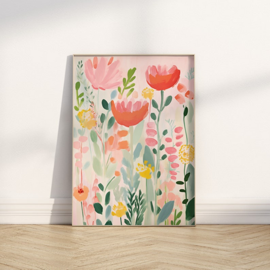 Spring Floral Printable Wall Art(Printable+Physical)