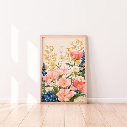 Wildflower Wall Art Print(Printable+Physical)