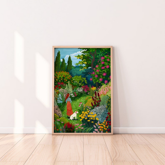 Flora Colorful Wall Art(Printable+Physical)