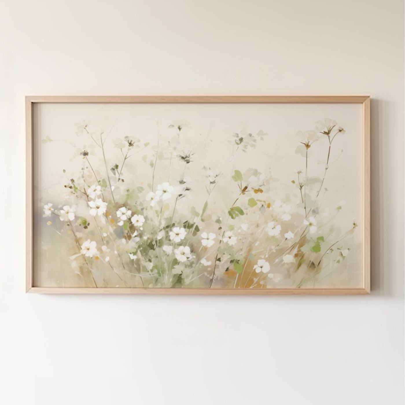 Wildflower Frame TV Art(Printable+Physical)