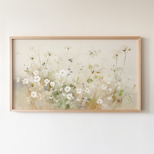 Wildflower Frame TV Art(Printable+Physical)