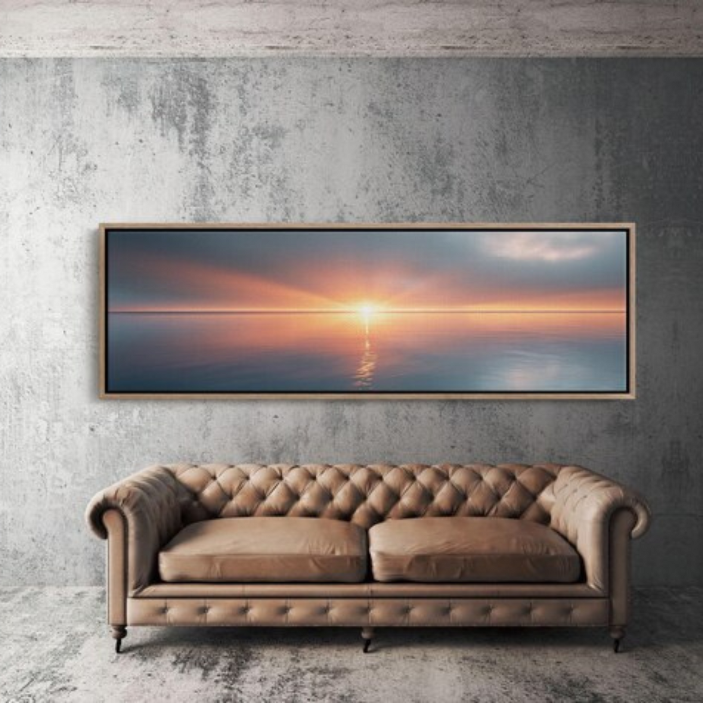 Ocean Sunset Wall Art Canvas Print(Printable+Physical)