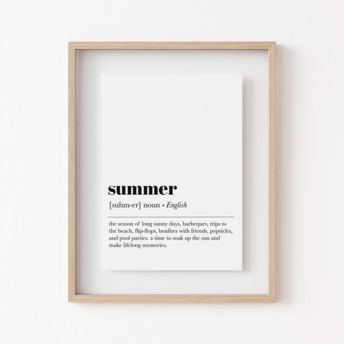 summer printable wall art (Printable+Physical)