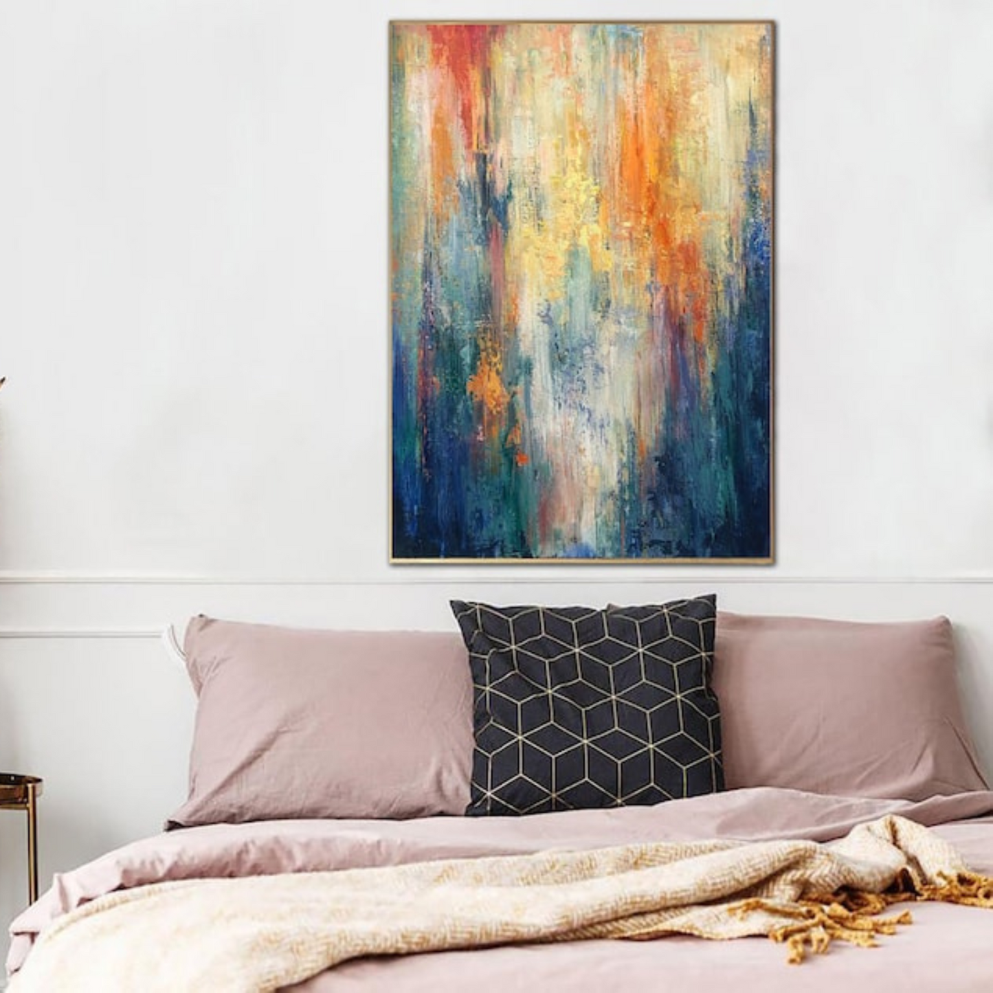 Colorful Abstract Wall Art(Printable+Physical)