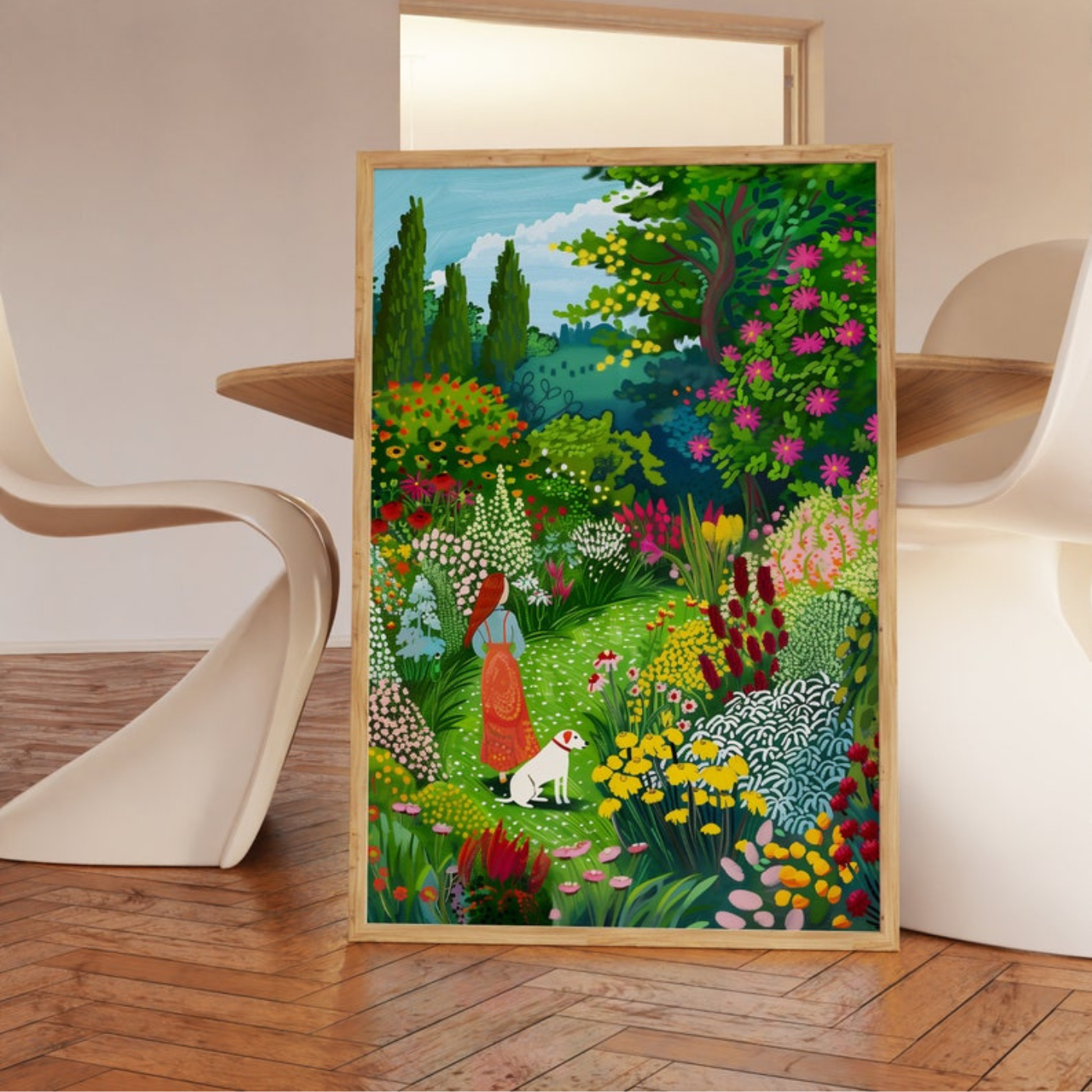 Flora Colorful Wall Art(Printable+Physical)