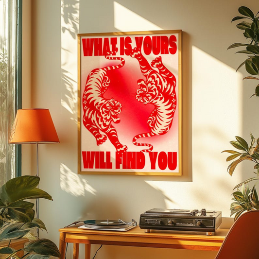 Aesthetic Red Trendy Art Prints(Printable+Physical)