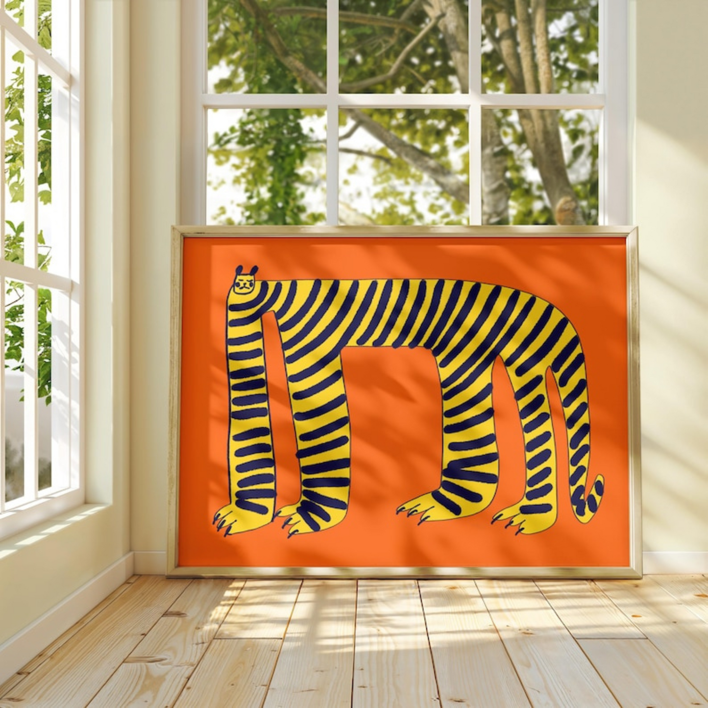 Calm Tiger Art Print(Printable+Physical)