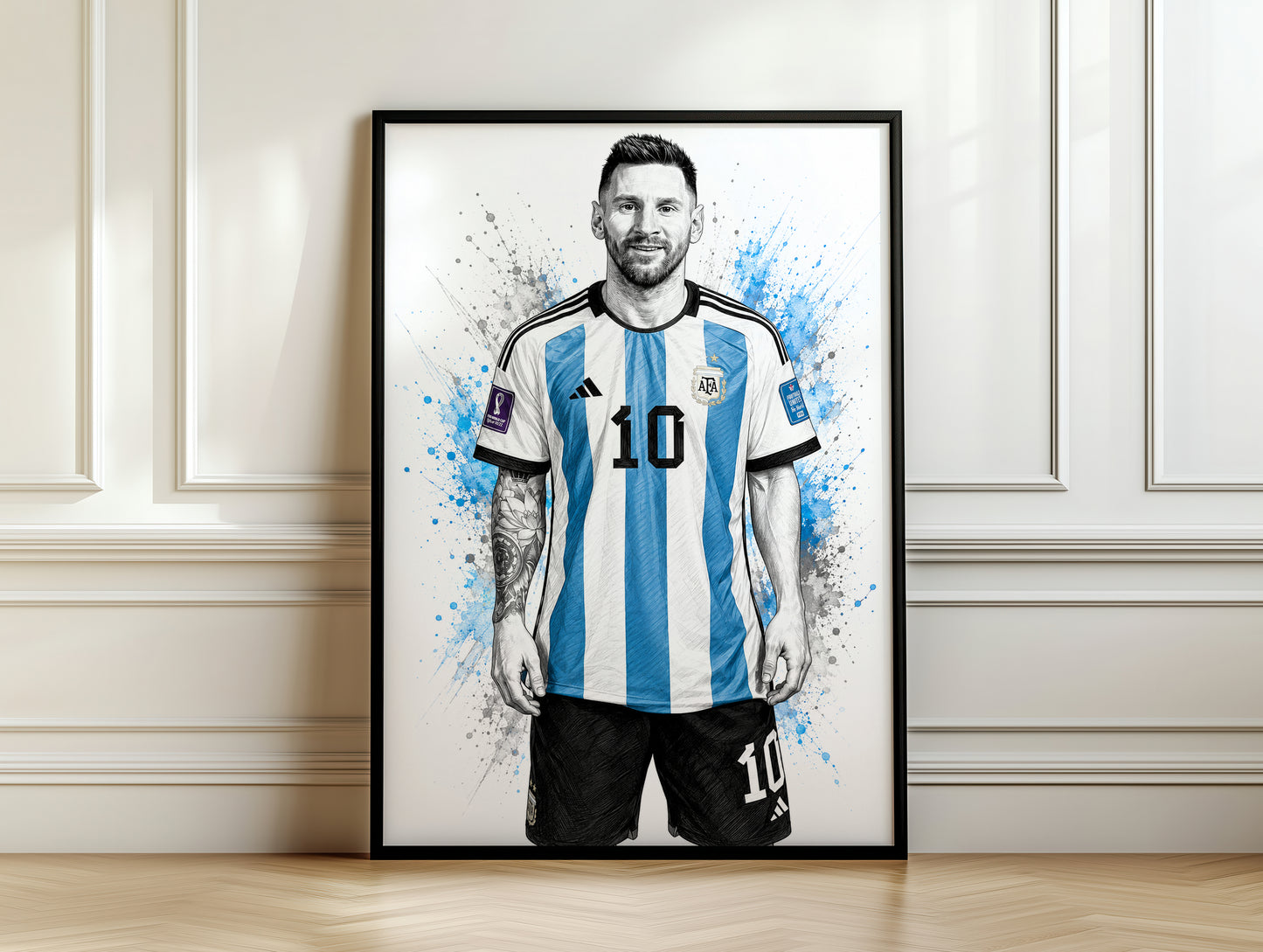 Lionel Messi Argentina #10 Wall Art Print (Printable+Physical)