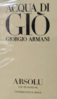 Giorgio Armani Acqua di Giò Absolu EDP 4.2 oz / 125ml Men's Cologne