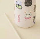 Owala UO Exclusive Cat Collage 32oz Pink FreeSip Water Bottle