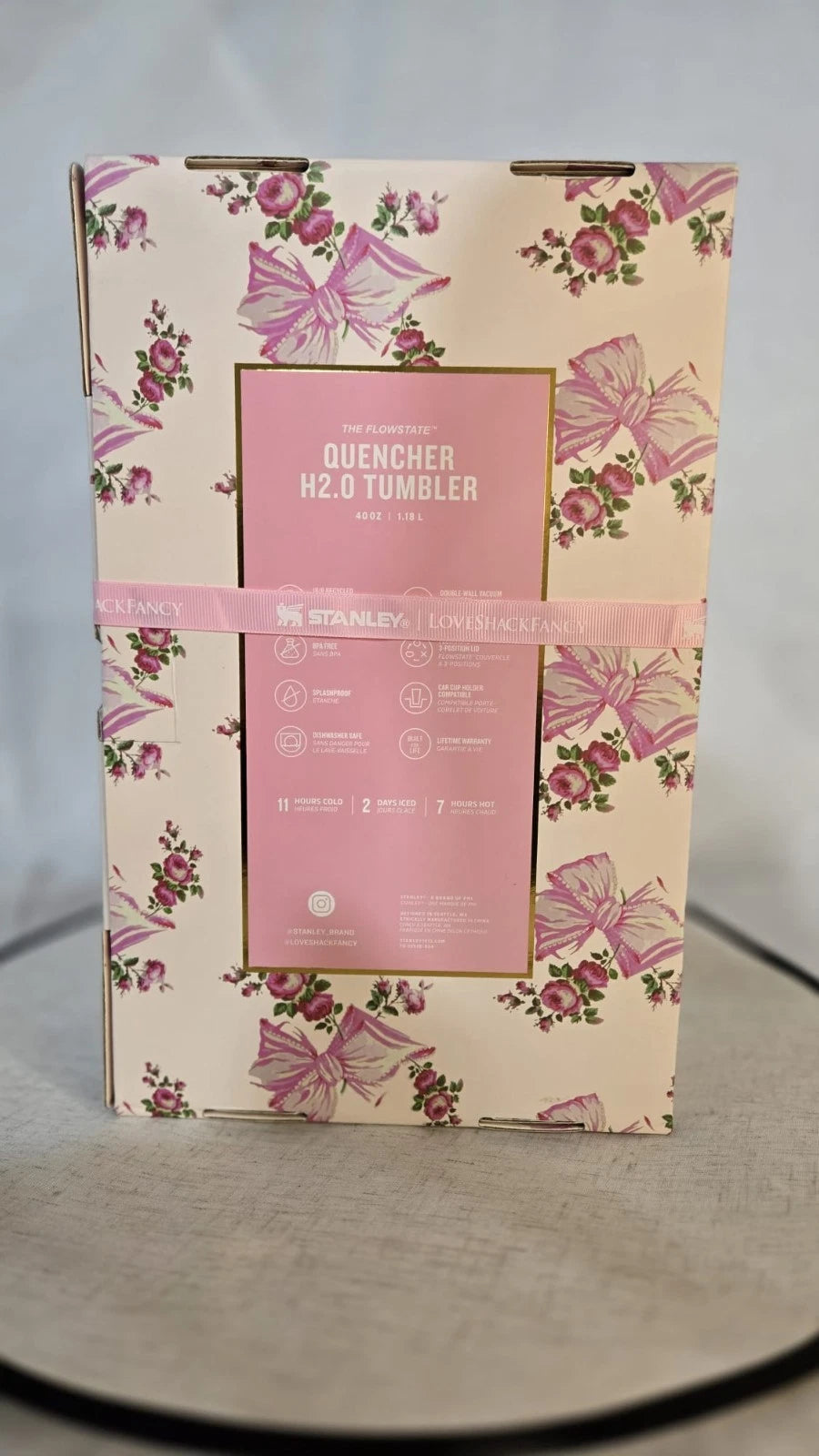 Stanley x LoveShackFancy Floral Pink Tumbler 40 oz