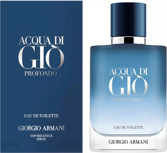 Acqua di Giò Profondo EDT Men's Cologne 3.4 oz / 100ml – New Sealed
