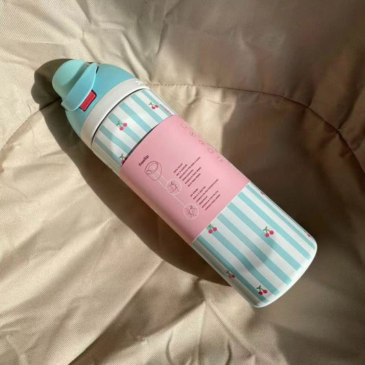 Owala FreeSip Cherry 24oz Limited Edition Water Bottle