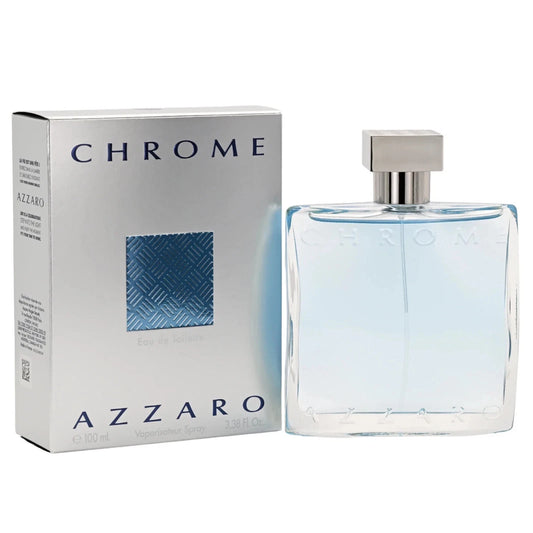 Azzaro Chrome EDT for Men 3.3 oz / 100ml New in Box