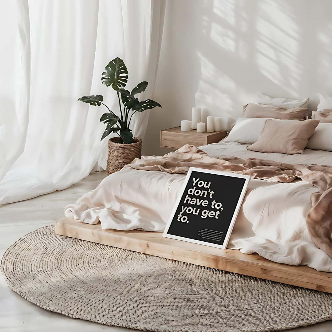 Gym decor You don't have to you get to Gym wall art(Printable+Physical)