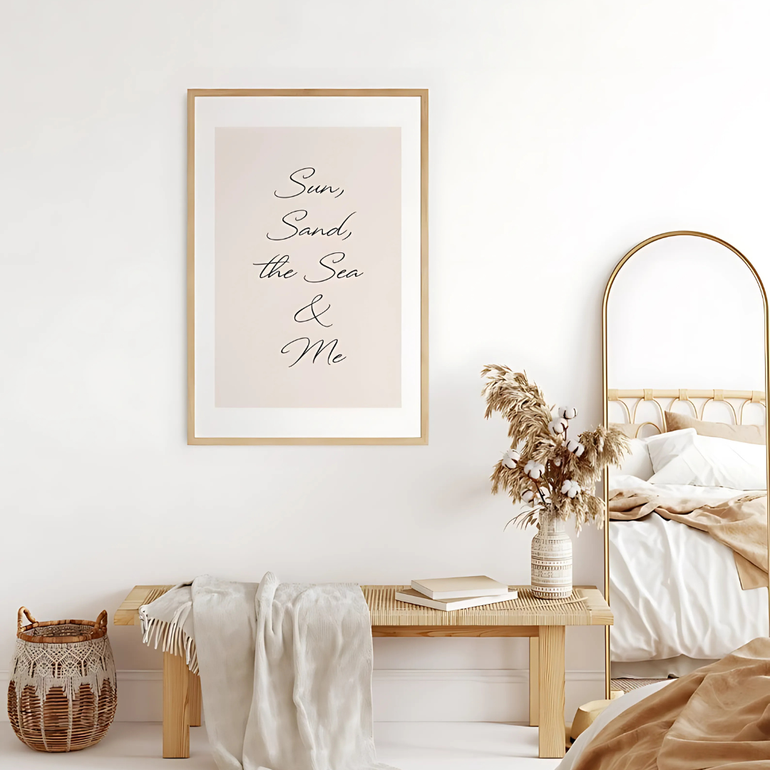 Summer Quotes Printable Coastal Wall Art(Printable+Physical)