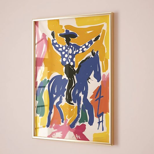 - Vibrant Western Unique Rodeo Wall Decor(Printable+Physical)