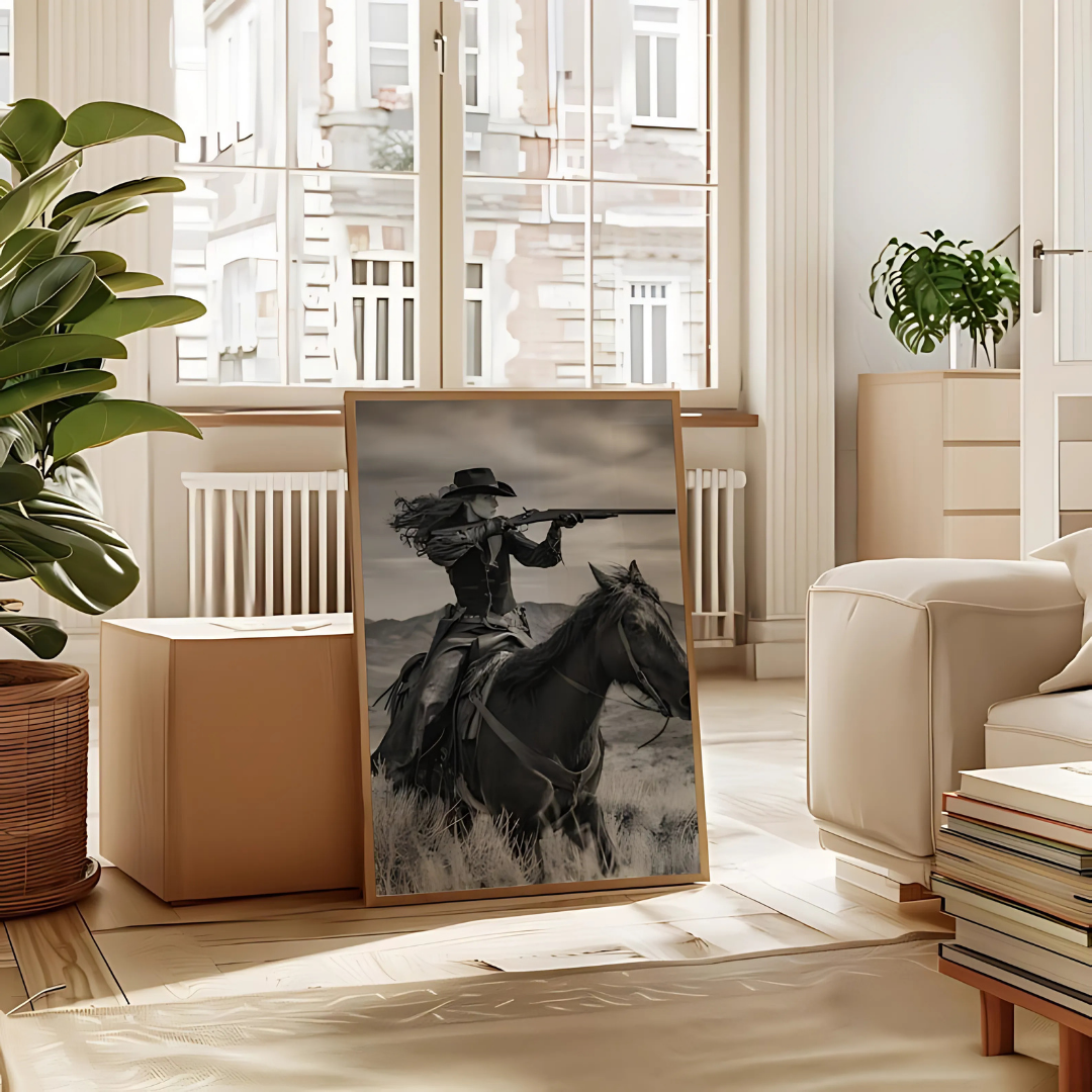 Black and White Western Wall Art(Printable+Physical)