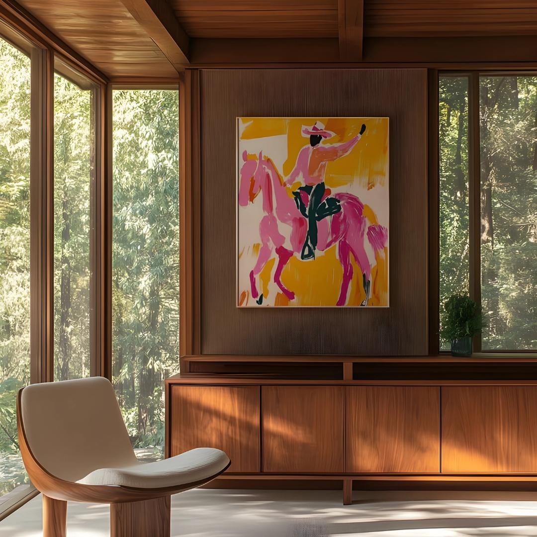 Bold Western Cowboy Art Print (Printable+Physical)