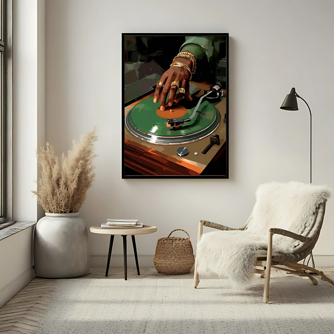 Vinyl Record Music Wall Art(Printable+Physical)