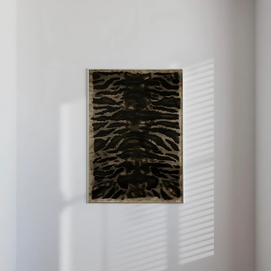 Trendy Leopard Dorm Room Maximalist Rug Wall Art (Printable+Physical)