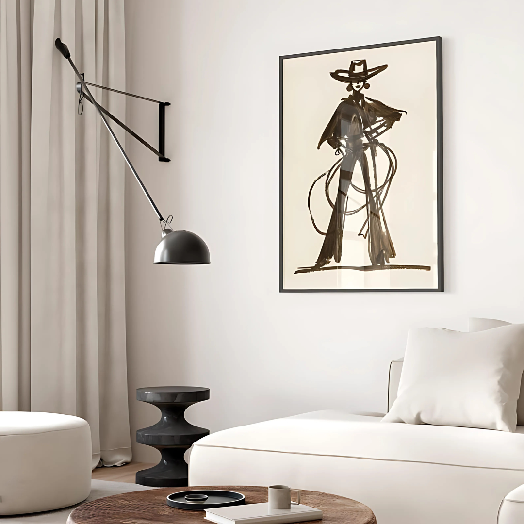 Minimal Western Wall Art(Printable+Physical)