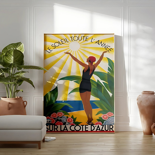 Vintage France Travel Wall Art(Printable+Physical)