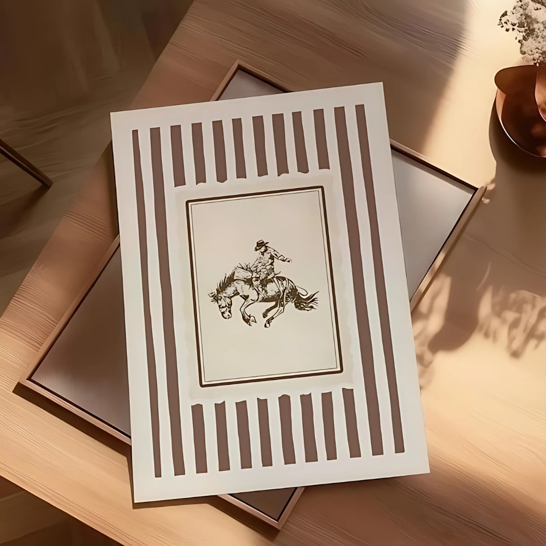 Vintage Western Cowboy Rustic Rodeo Wall Art(Printable+Physical)
