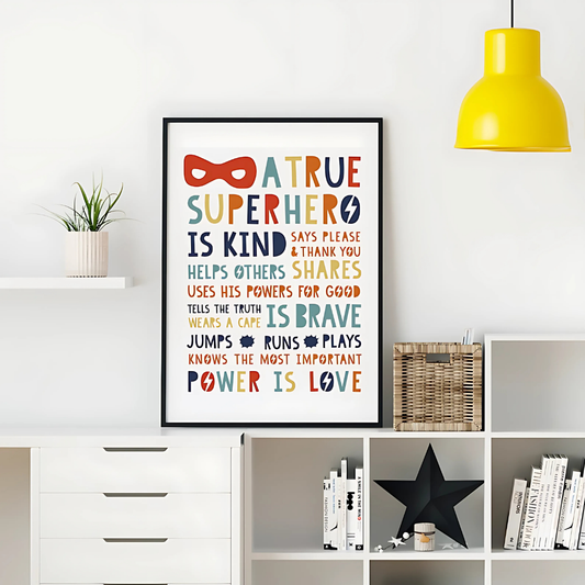 Superhero Room Decor(Printable+Physical)