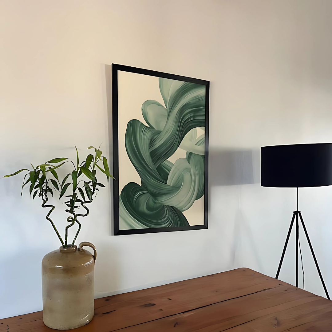 Sage Green Mid Century Modern Wall Art(Printable+Physical)