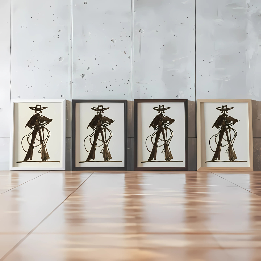 Minimal Western Wall Art(Printable+Physical)