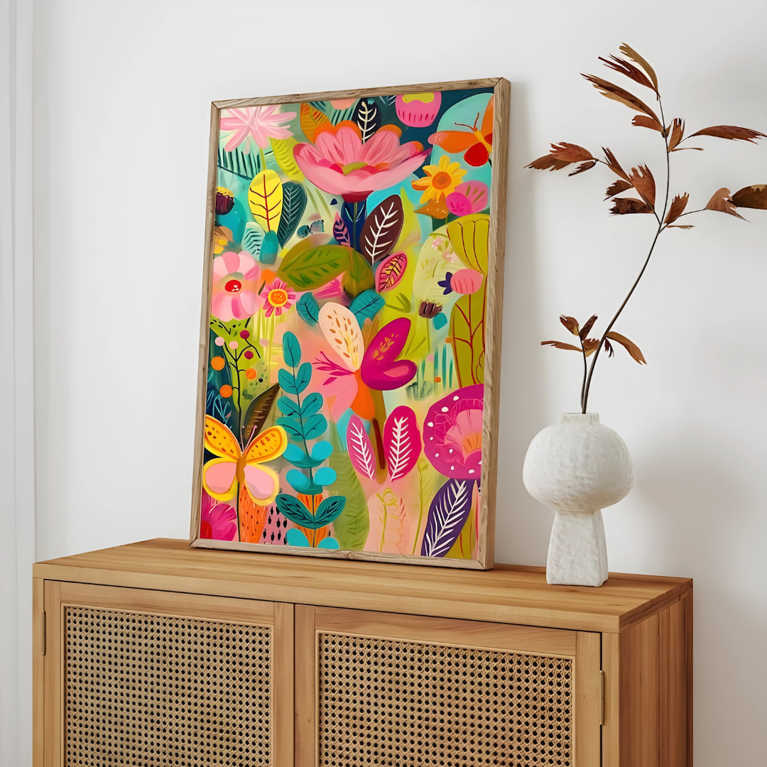 Printable Eclectic Abstract Wall Art (Printable+Physical)