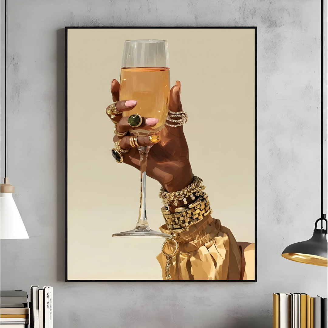 Black Woman Wall Art(Printable+Physical)