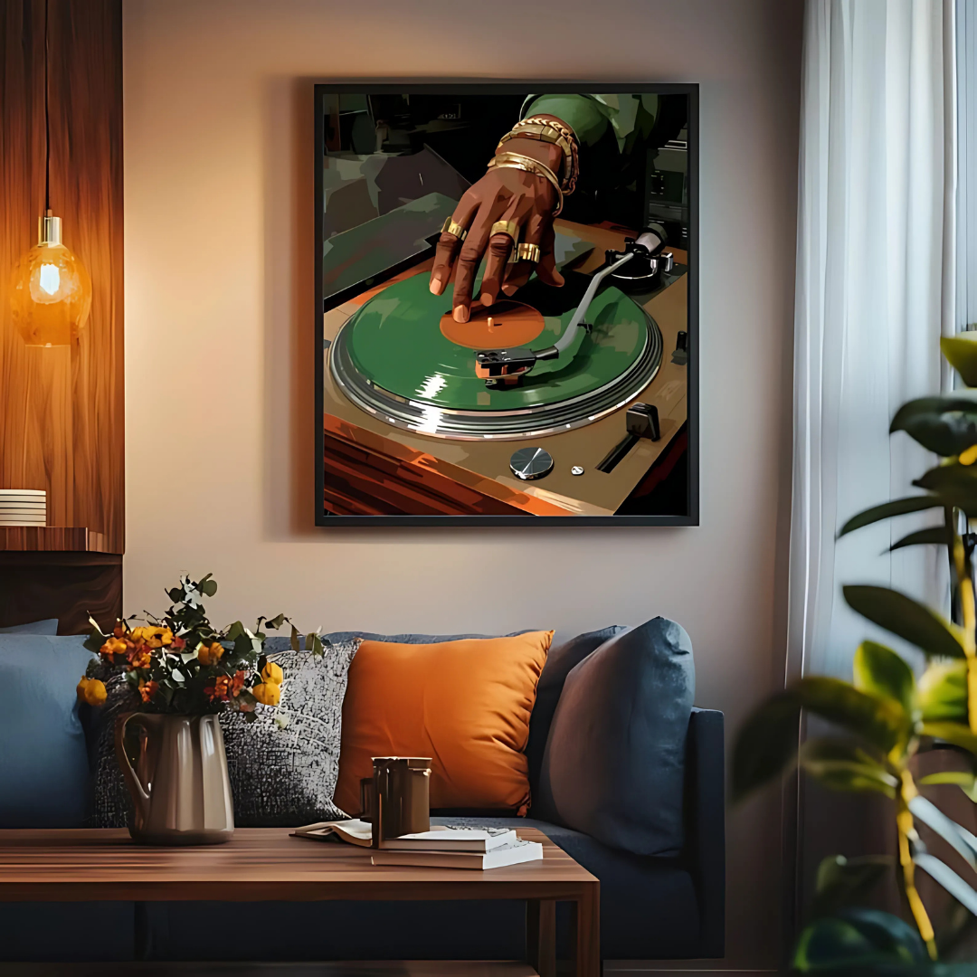 Vinyl Record Music Wall Art(Printable+Physical)