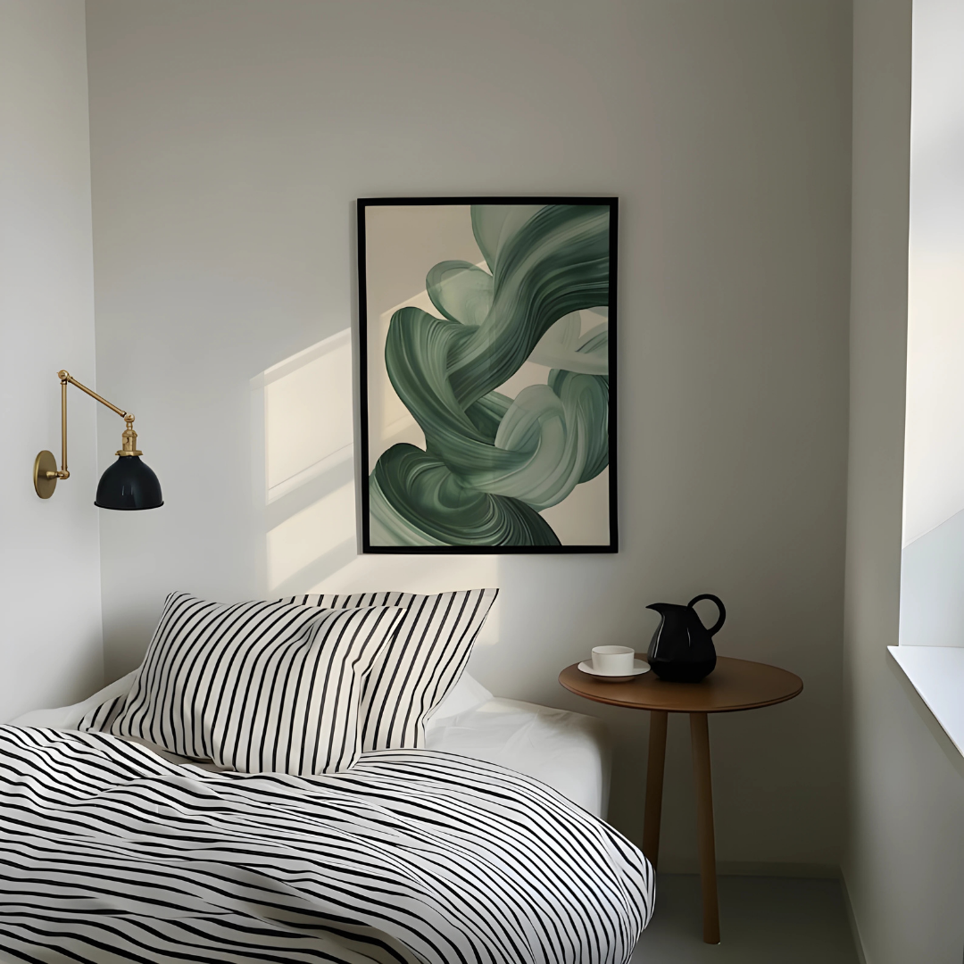 Sage Green Mid Century Modern Wall Art(Printable+Physical)