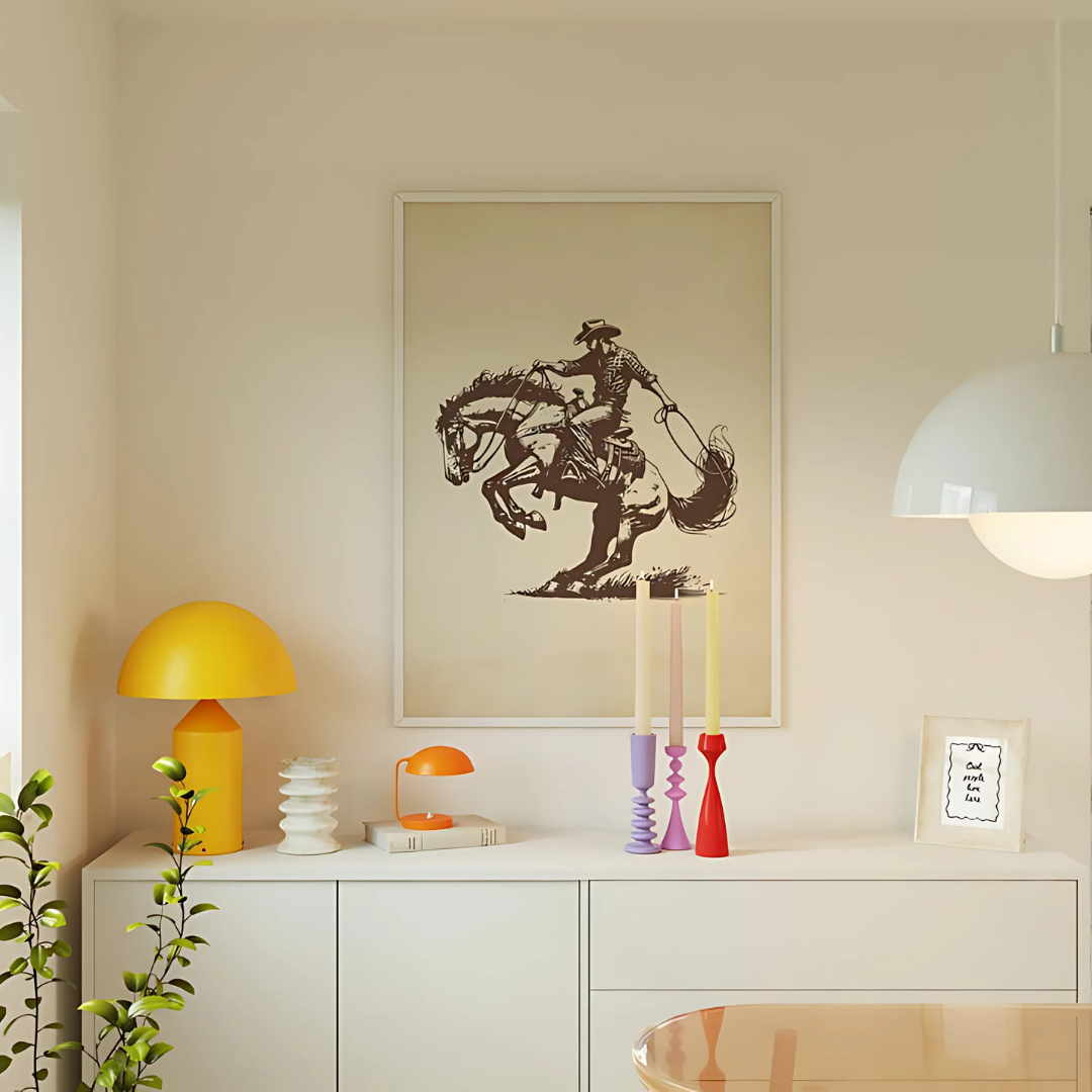 Western Cowboy Wall Art(Printable+Physical)
